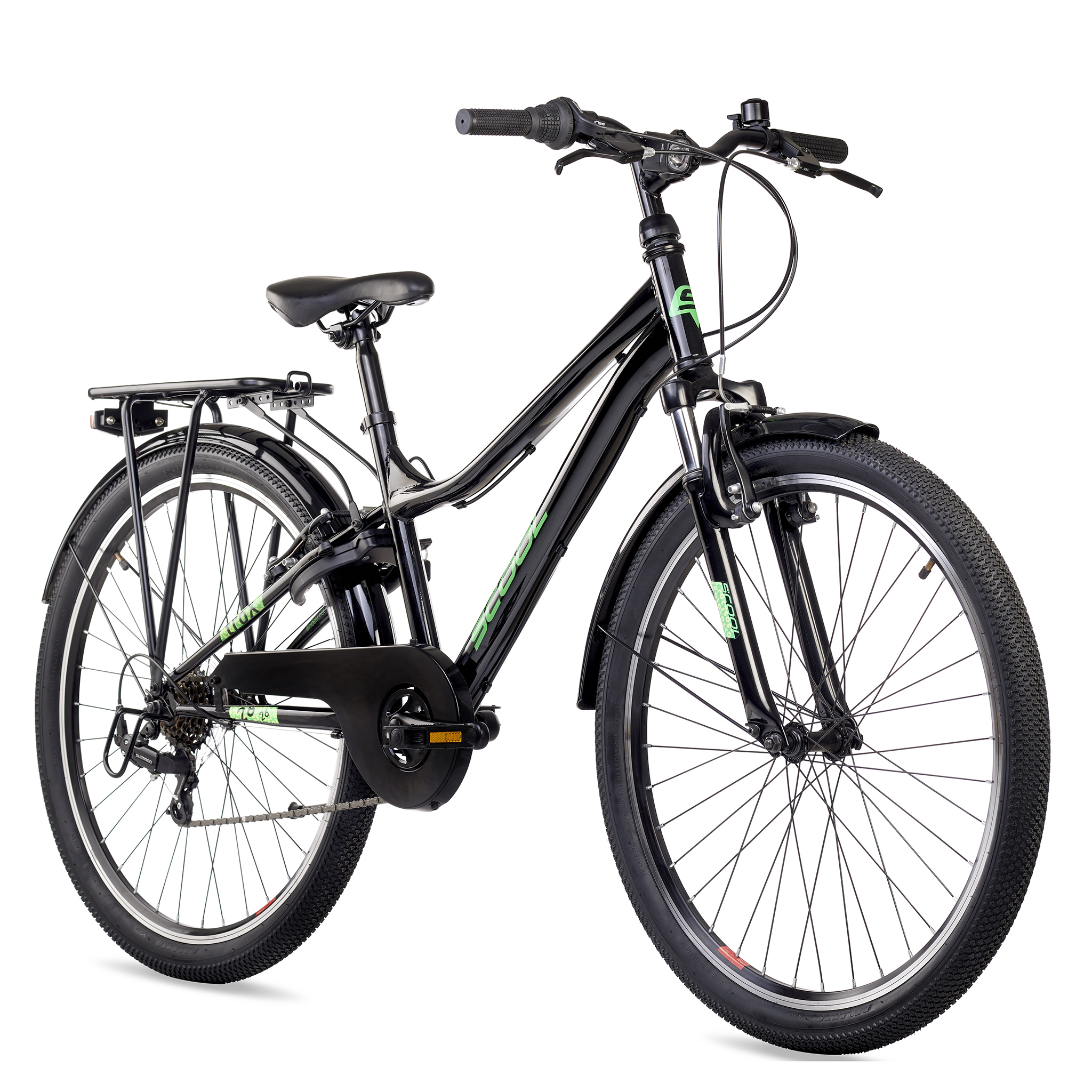 S'COOL troX 26-K6 Jugendfahrräder (schwarz) 2